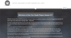 Desktop Screenshot of overourheadplayers.org