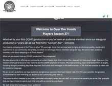 Tablet Screenshot of overourheadplayers.org